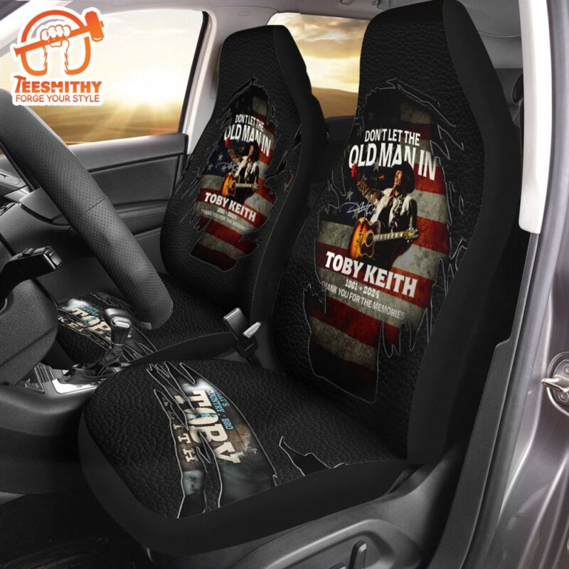 Toby Keith 2PCS Car Seat Cover Music Car Seat Cover