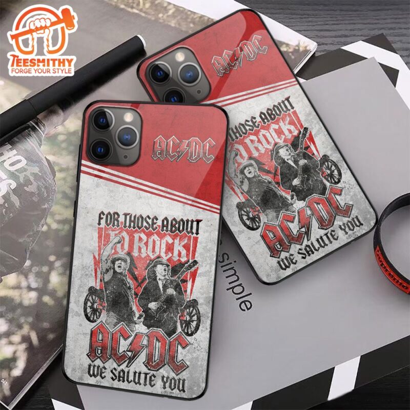 ACDC Tour 2024 Skull Bule Phone Case - Teesmithy