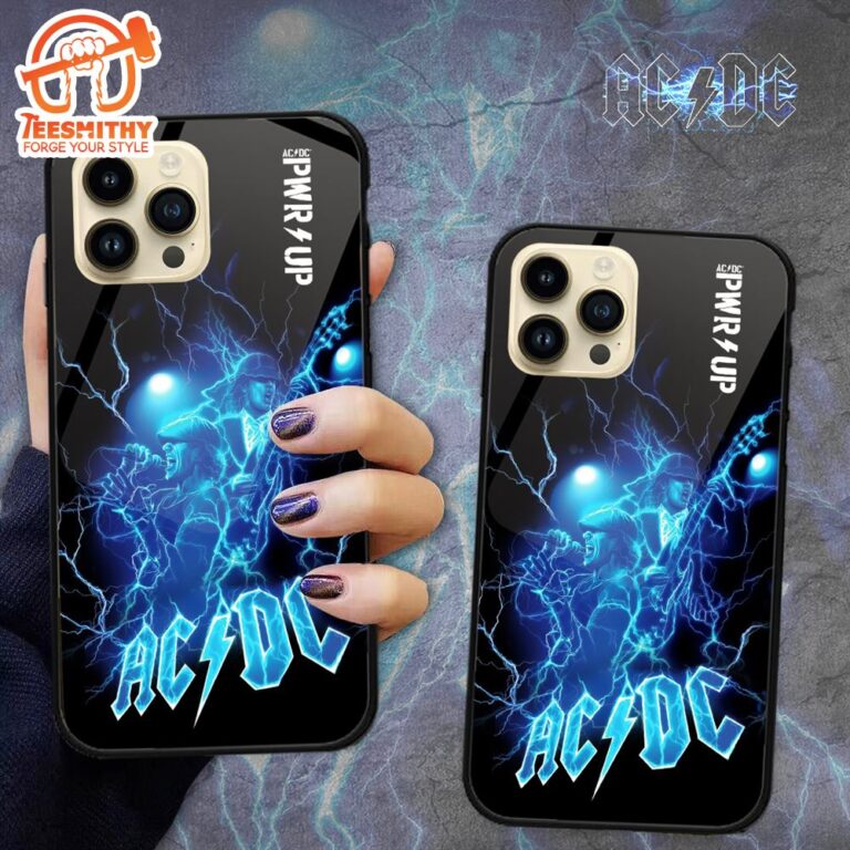 ACDC Tour 2024 Skull Bule Phone Case - Teesmithy