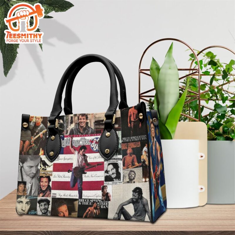 Bruce Springsteen Music Leather HandBag