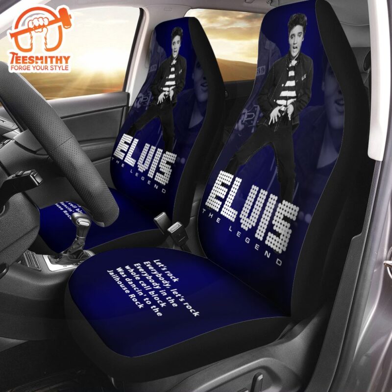 Elvis Presley 50s Portrait 2PCS Car Seat Cover