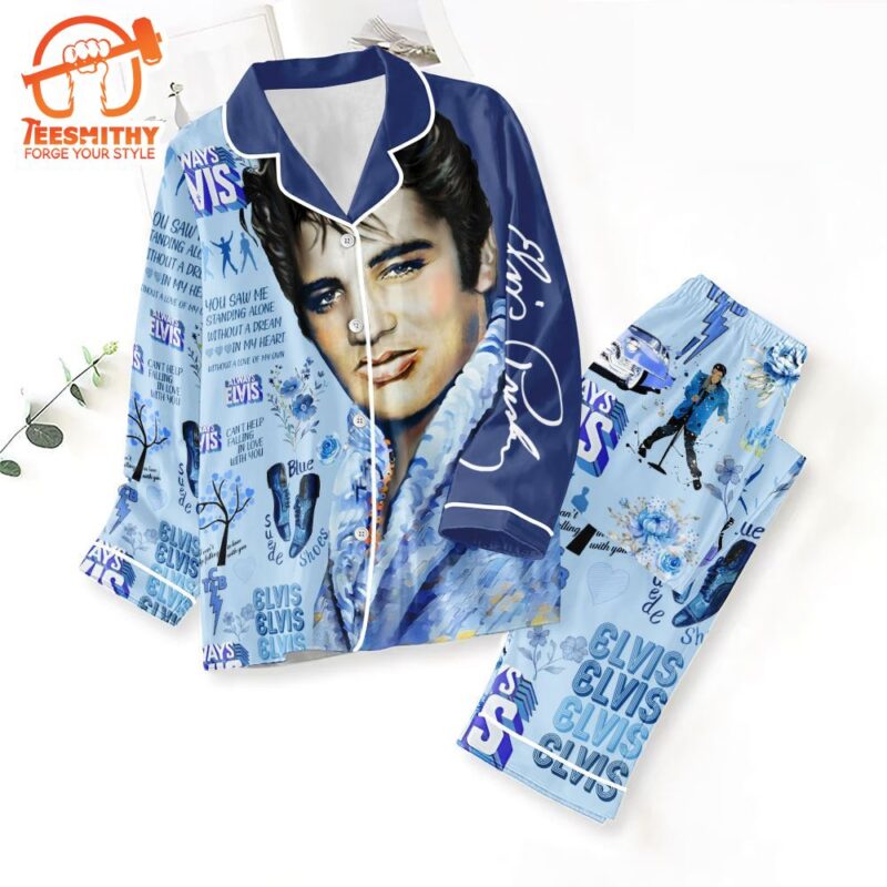 Elvis Presley Pajamas Set Anniversary Rock Singer Elvis Presley For Fan Gifts Christmas