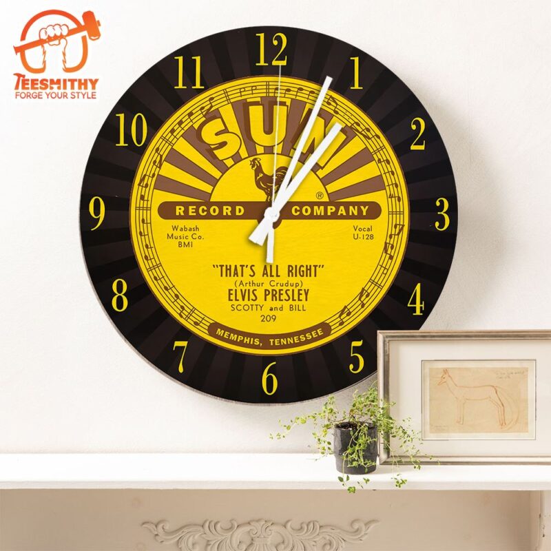 Elvis Presley That'll Right Custom Wall Clock