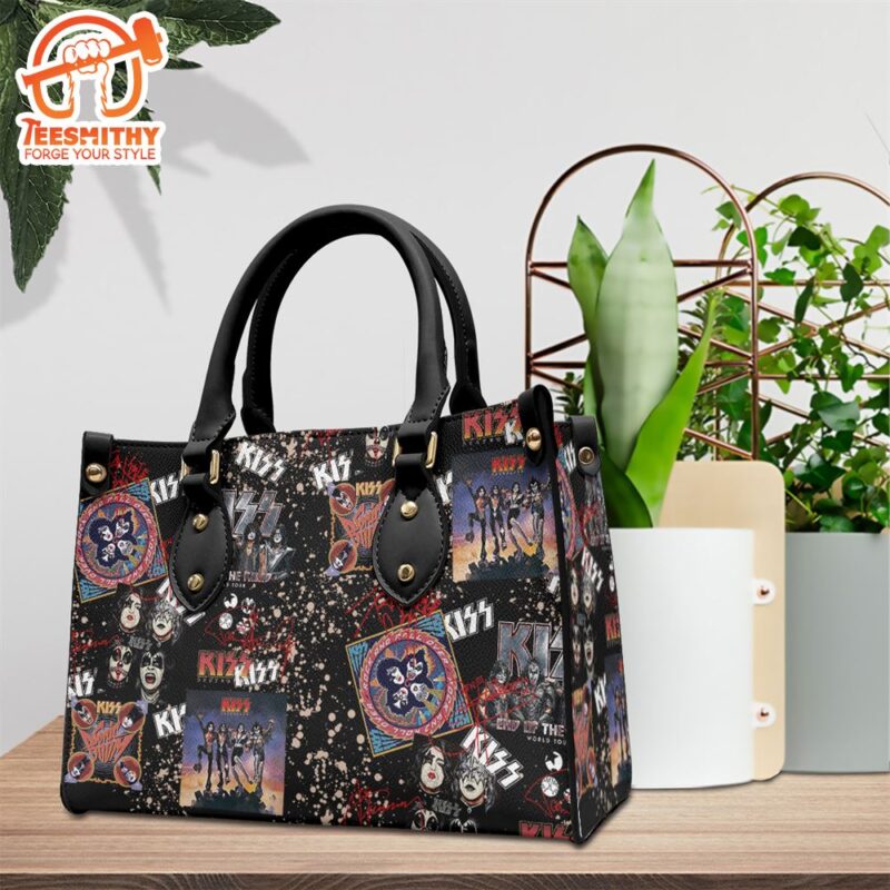Kiss Band 3D Leather HandBag