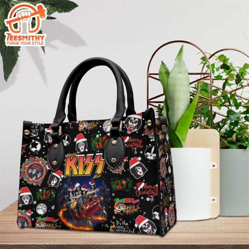 Kiss Band Album Leather HandBag