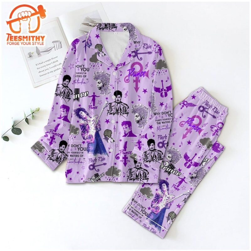 Prince Merry Christmas Gifts Fans Music Pajamas Set