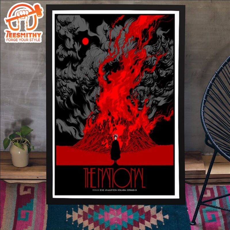 The National August 6 2024 Royal Arena Copenhagen DK Poster Canvas