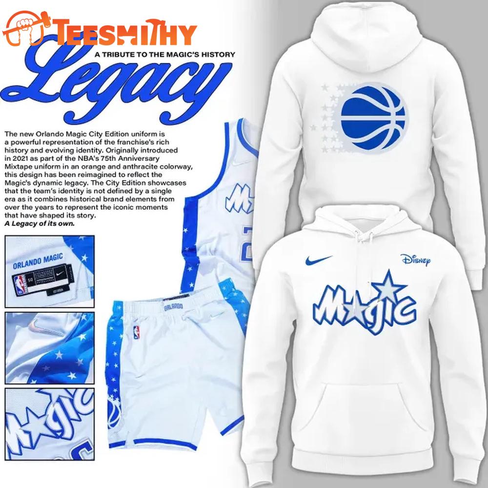 2025 Orlando Magic City White Hoodie Shirt