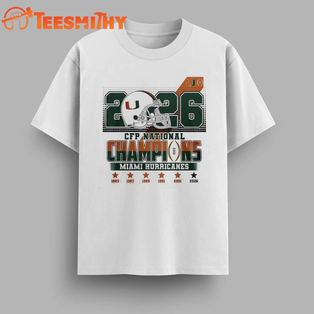 2026 CFP National Champions Miami Hurricanes graphic Vintage T Shirt