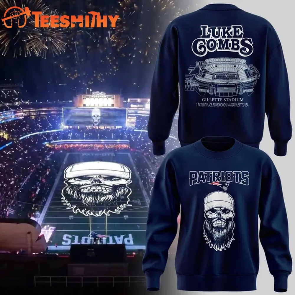 2026 Exclusives Luke Combs x New England Patriots Sweatshirt