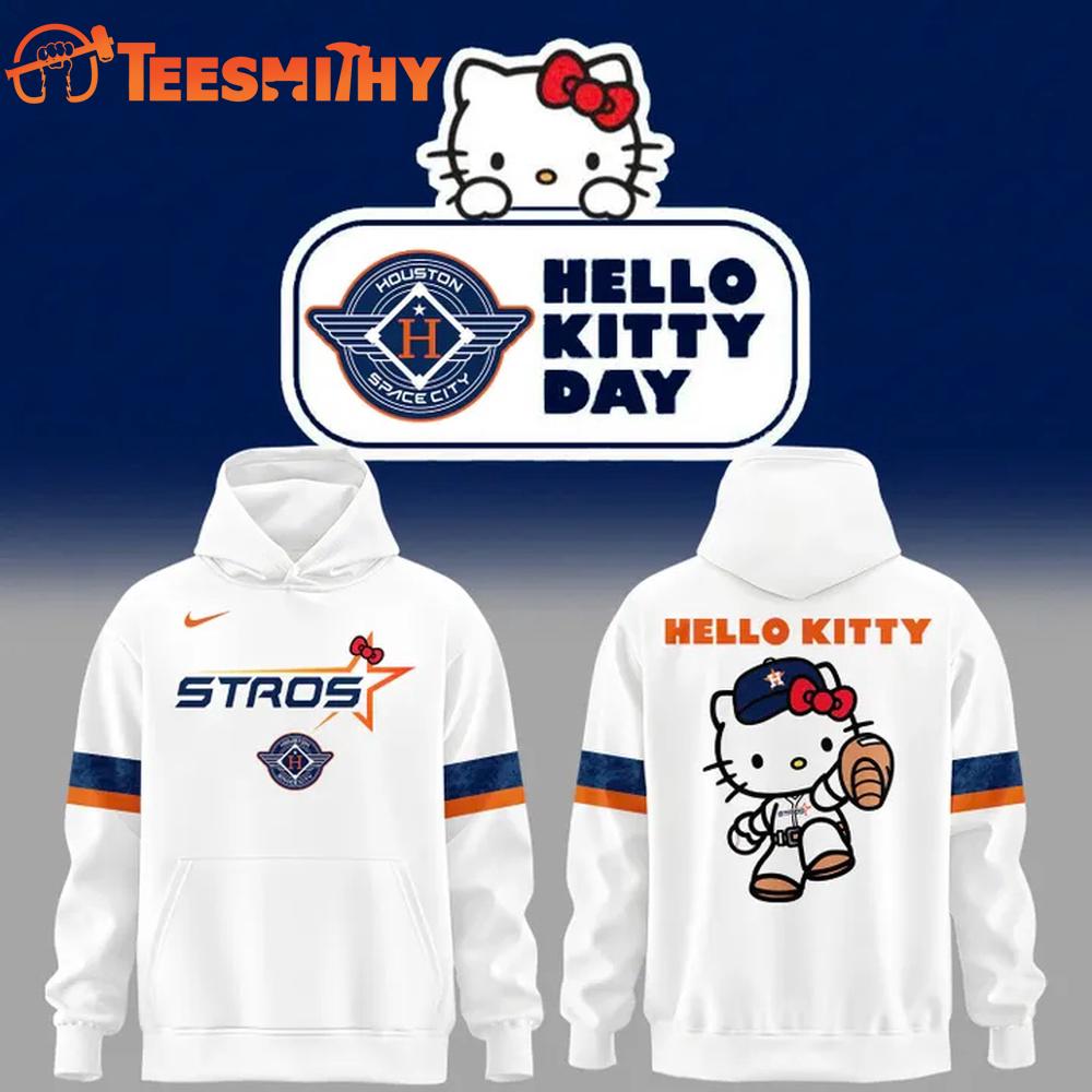 2026 Houston Astros x Hello Kitty City Connect Hoodie Shirt