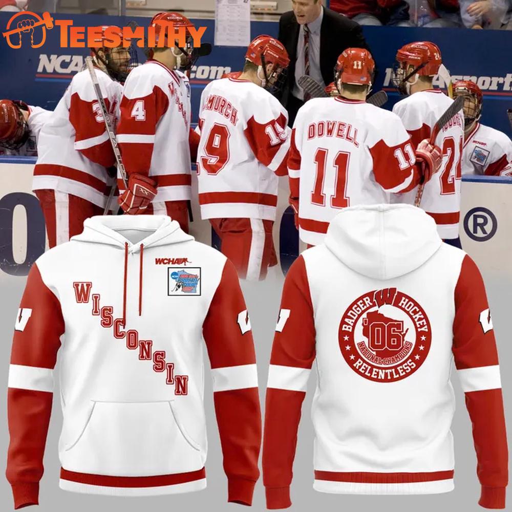 2026 Throw Back 20 Years Wisconsin Badgers Uniform Hoodie Shirt