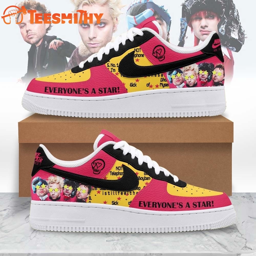 5 Seconds of Summer 5SOS Everyone's A Star Pop Rock Band GraphicCustom Air Force 1 Shoes Sneakers
