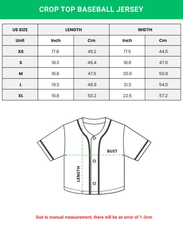 Crop Top Baseball Jersey