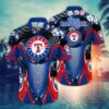 MLB Tampa Bay Rays Hawaiian Shirt Palm Tree Pattern For Fans Sports