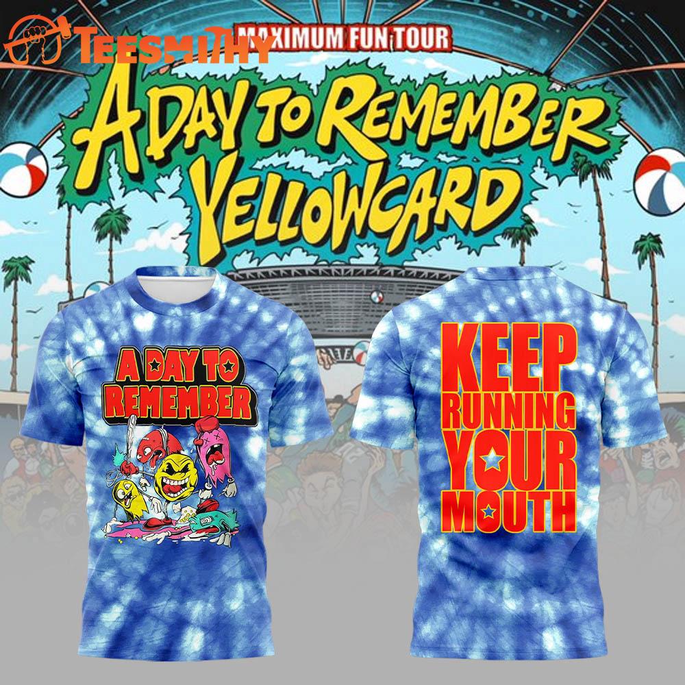 A Day To Remember Maximum Fun Tour 2025 Limited Edition T Shirt