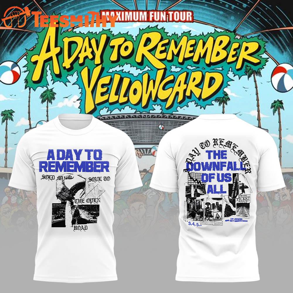 A Day To Remember Maximum Fun Tour 2025 New Design T Shirt