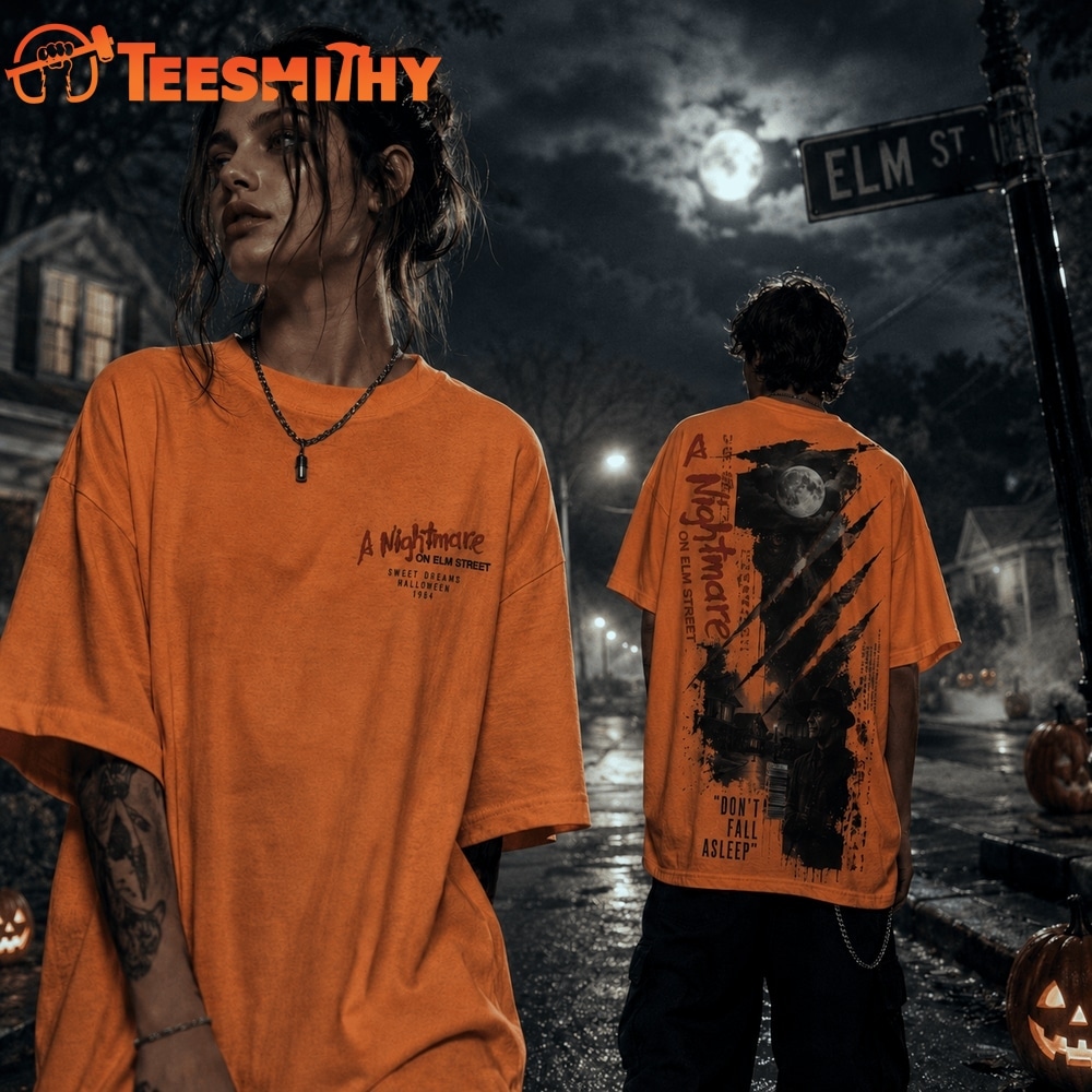 A Nightmare on Elm Street Don’t Fall Asleep Horror New Design 3D Shirt