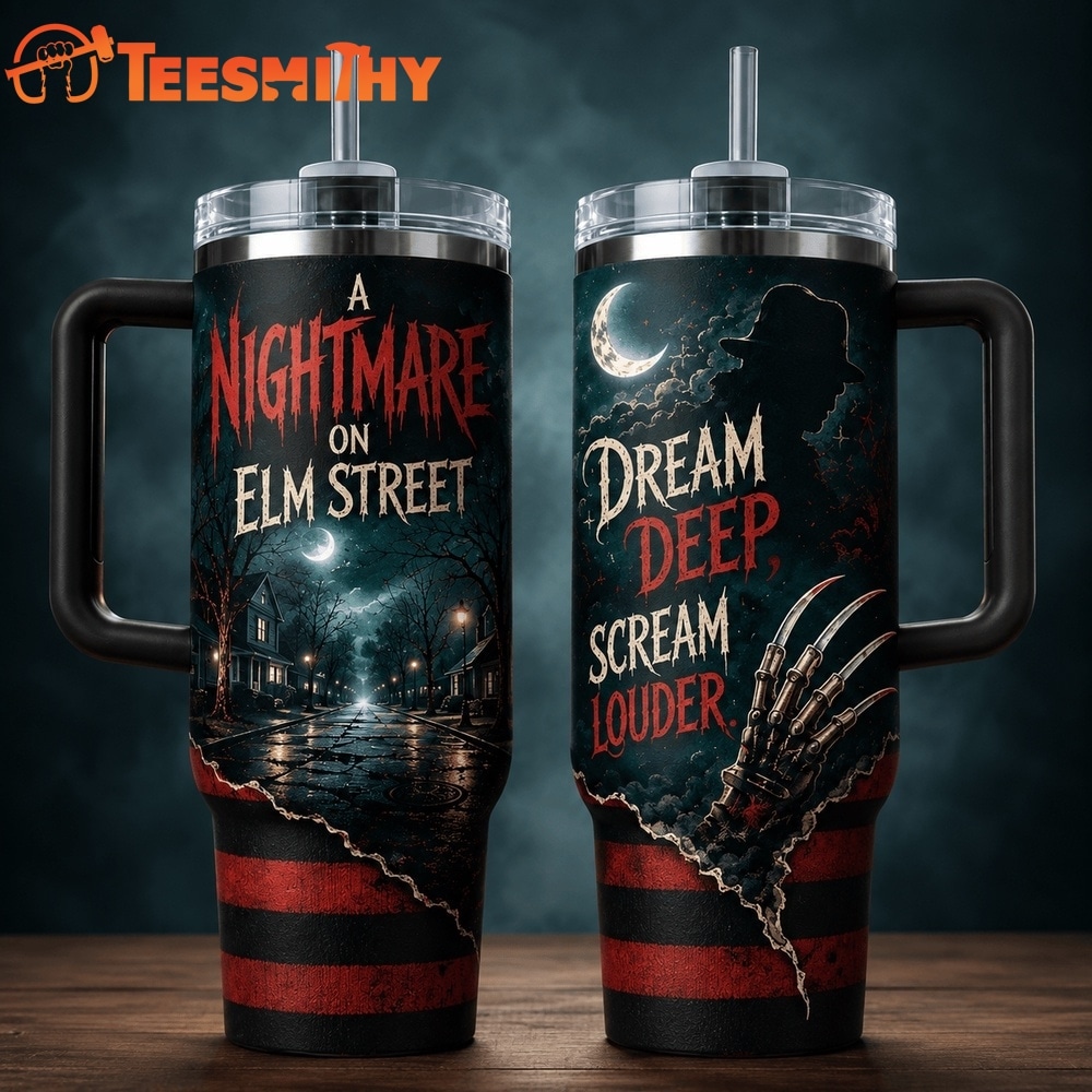 A Nightmare on Elm Street Dream Deep Halloween Stanley Tumbler 40oz