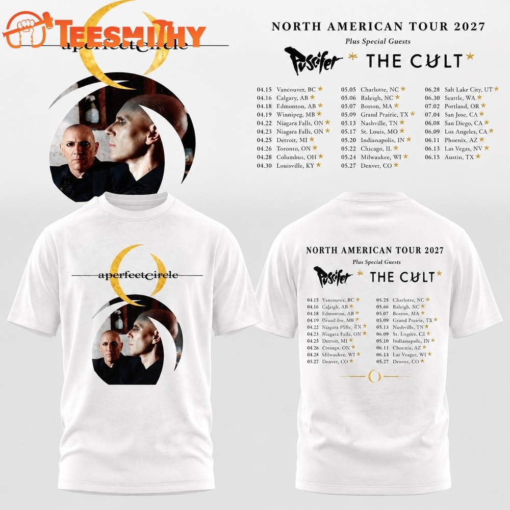 A Perfect Circle North American Tour 2027 T Shirt
