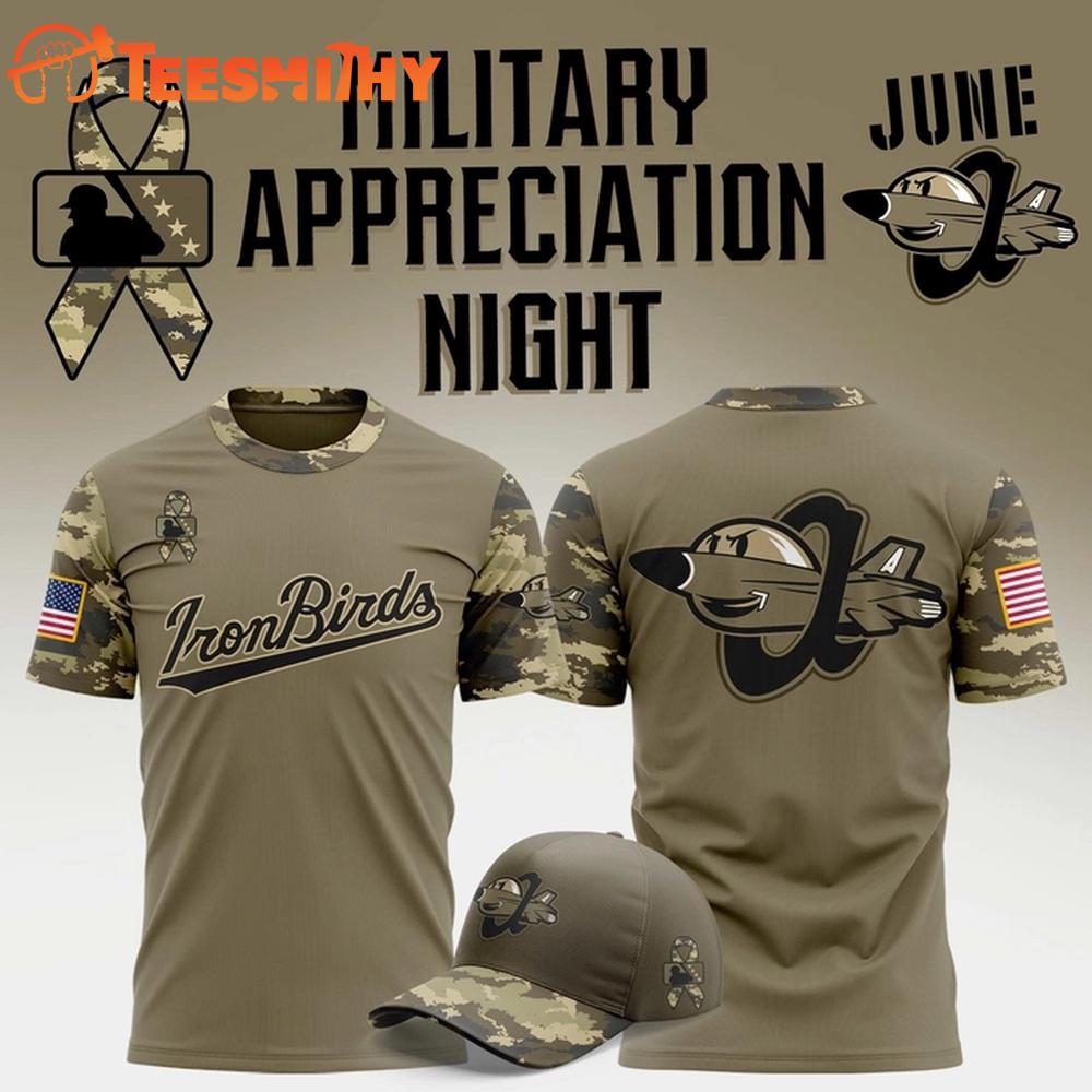 Aberdeen IronBirds Military Appreciation Night 2025 Limited Edition New Design Shirt