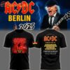 ACDC 2025 PWR Up Tour Berlin Concert Black Shirt