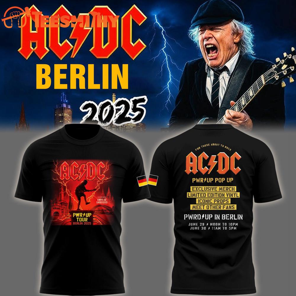 ACDC 2025 PWR Up Tour Berlin 3D Shirt