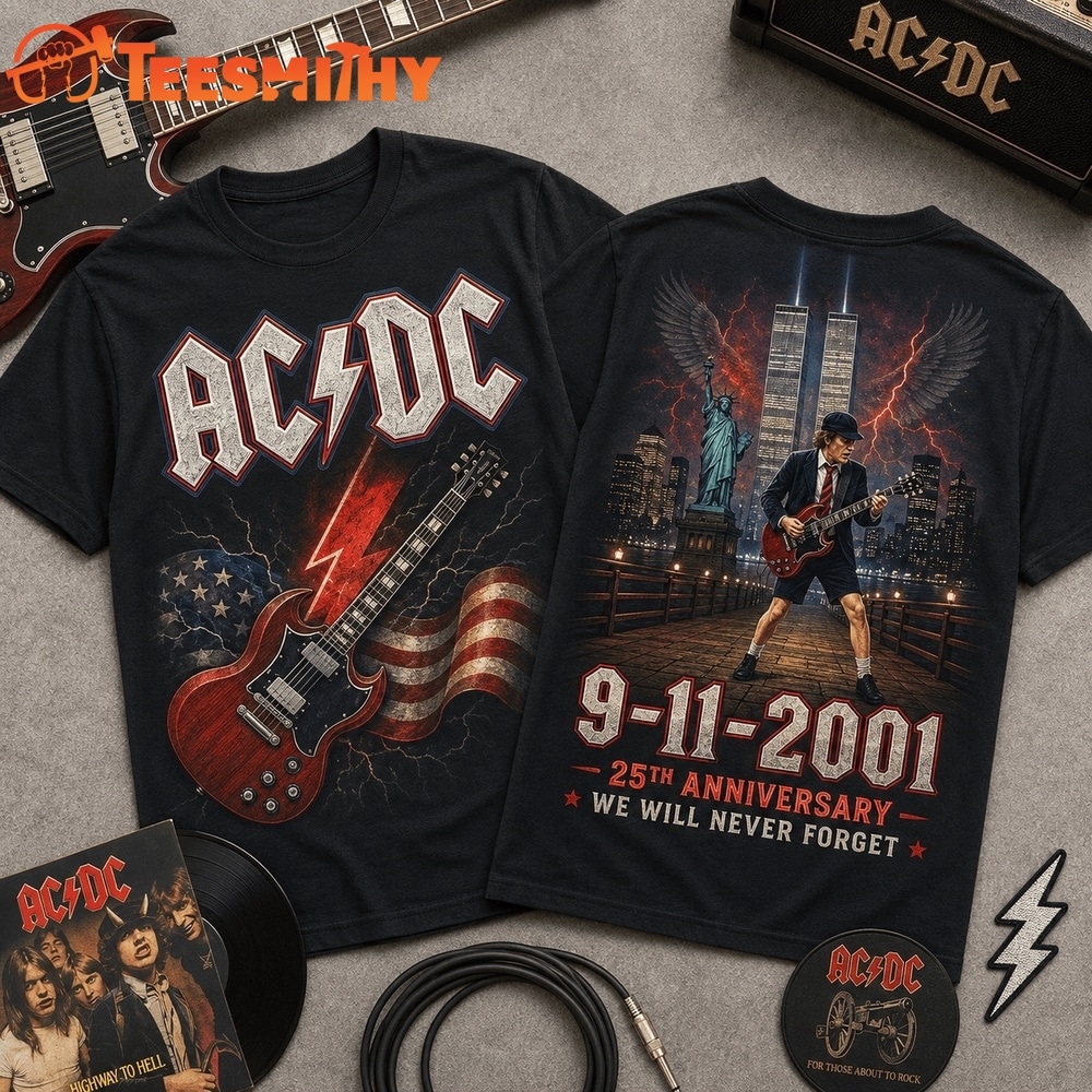 ACDC 9 11 Memorial 25th Anniversary 3D Shirt