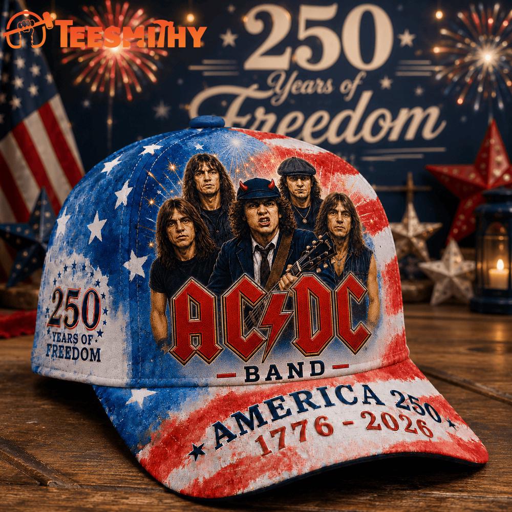 ACDC Band 250 Years Of Freedom Classic Cap