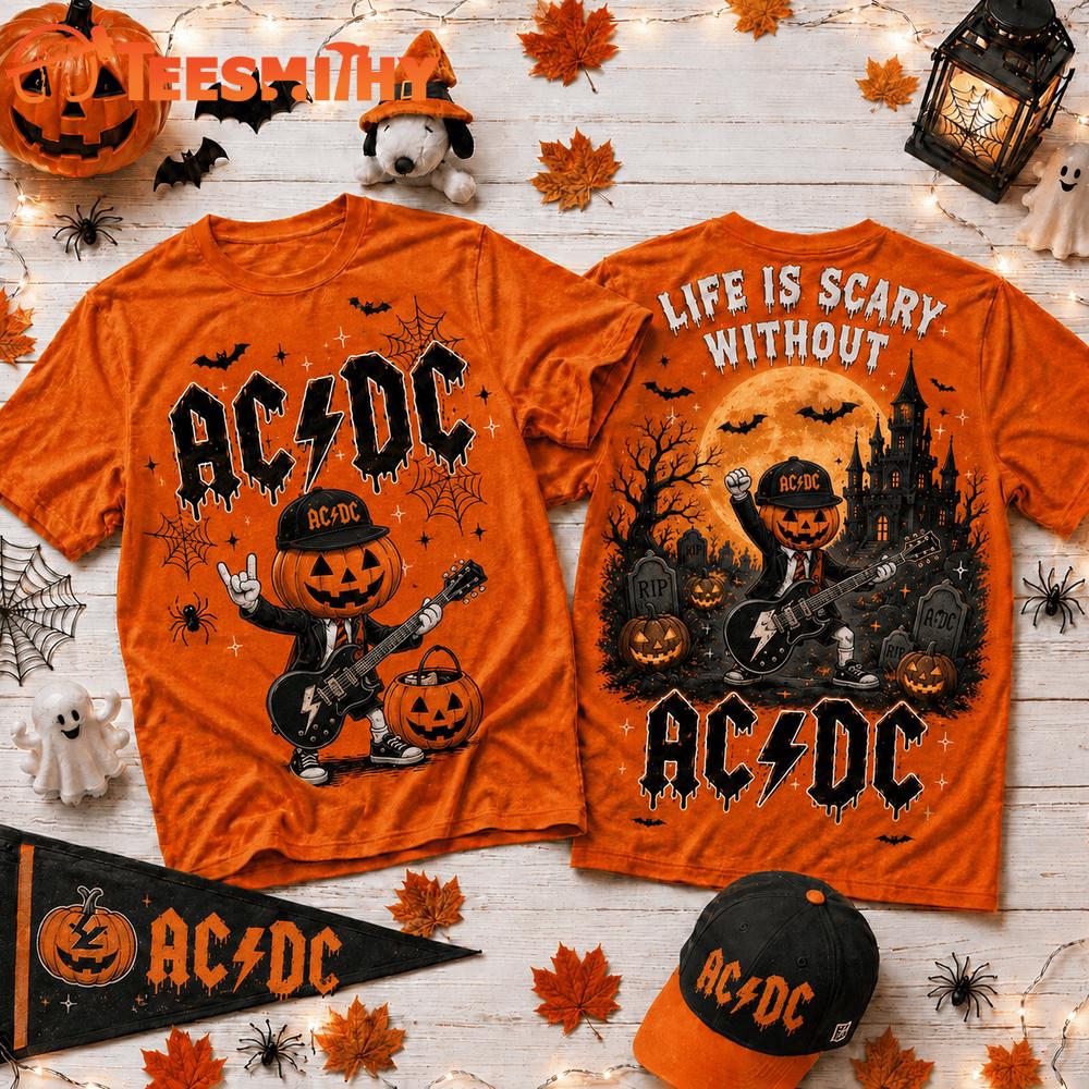 ACDC Band Halloween 2026 New Design 3D Shirt