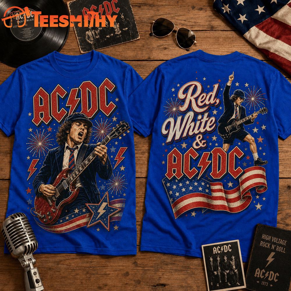 ACDC Band Vintage Celebration Limited Edition 3D Shirt