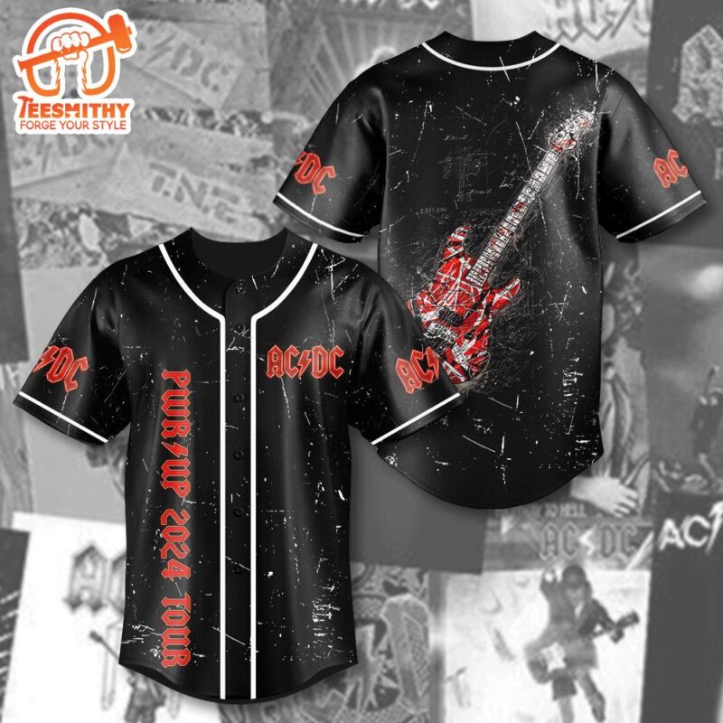 ACDC Tour 2024 Baseball Jersey Gift For Fan - Teesmithy