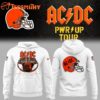 ACDC Cleveland Football PWR Up Tour Cleveland 2025 White Hoodie