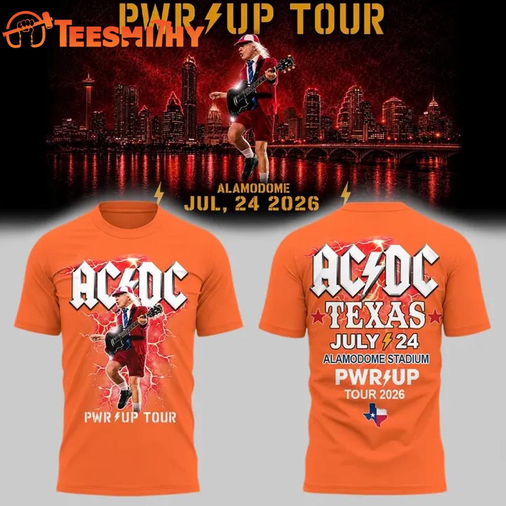 ACDC Graphic x UTSA Roadrunners Football Power Up Tour 2026 3D Shirt