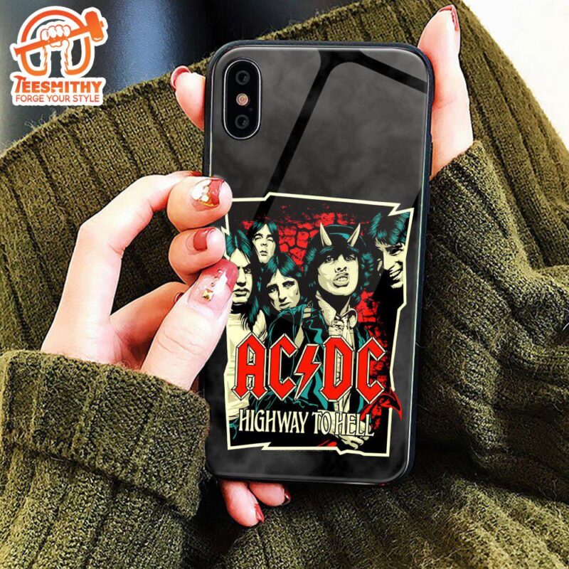 ACDC Tour 2024 Skull Bule Phone Case - Teesmithy