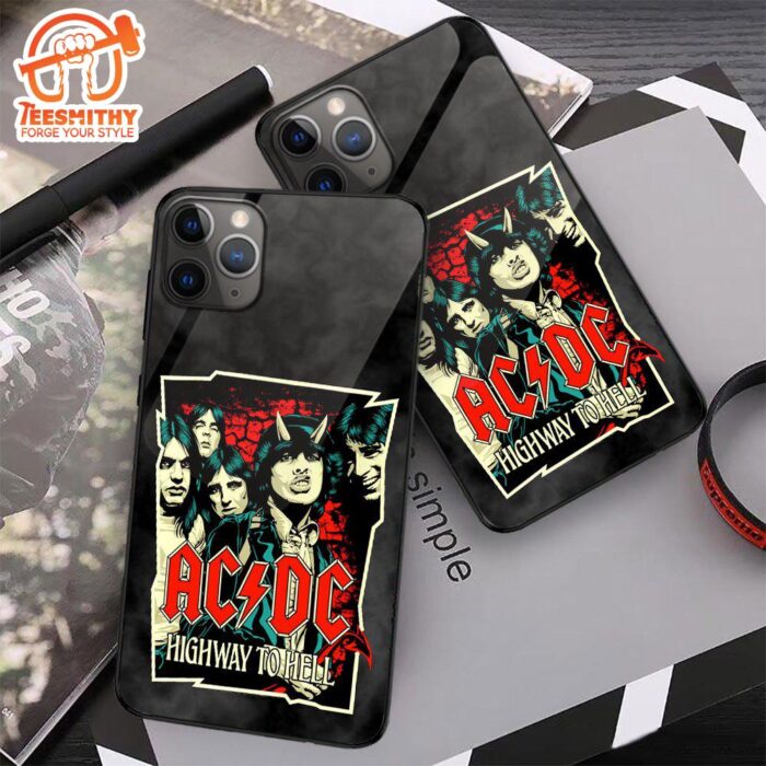 ACDC Tour 2024 Skull Bule Phone Case - Teesmithy