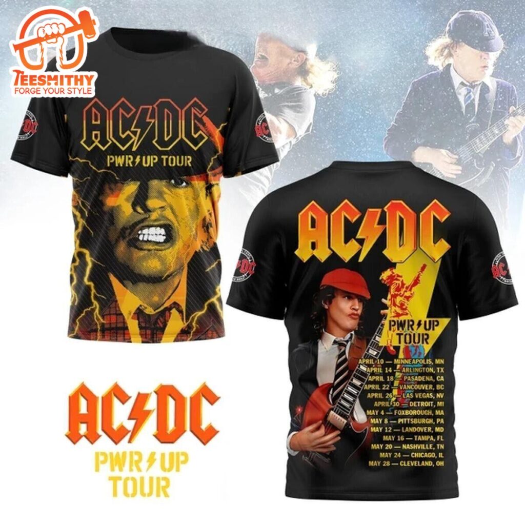 ACDC Power Up Tour 2025 Limited Edition Shirt - Teesmithy