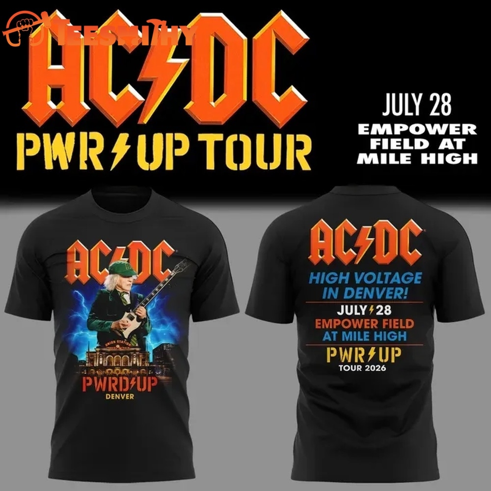 ACDC PWR Up Tour Denver, CO 2026 T Shirt