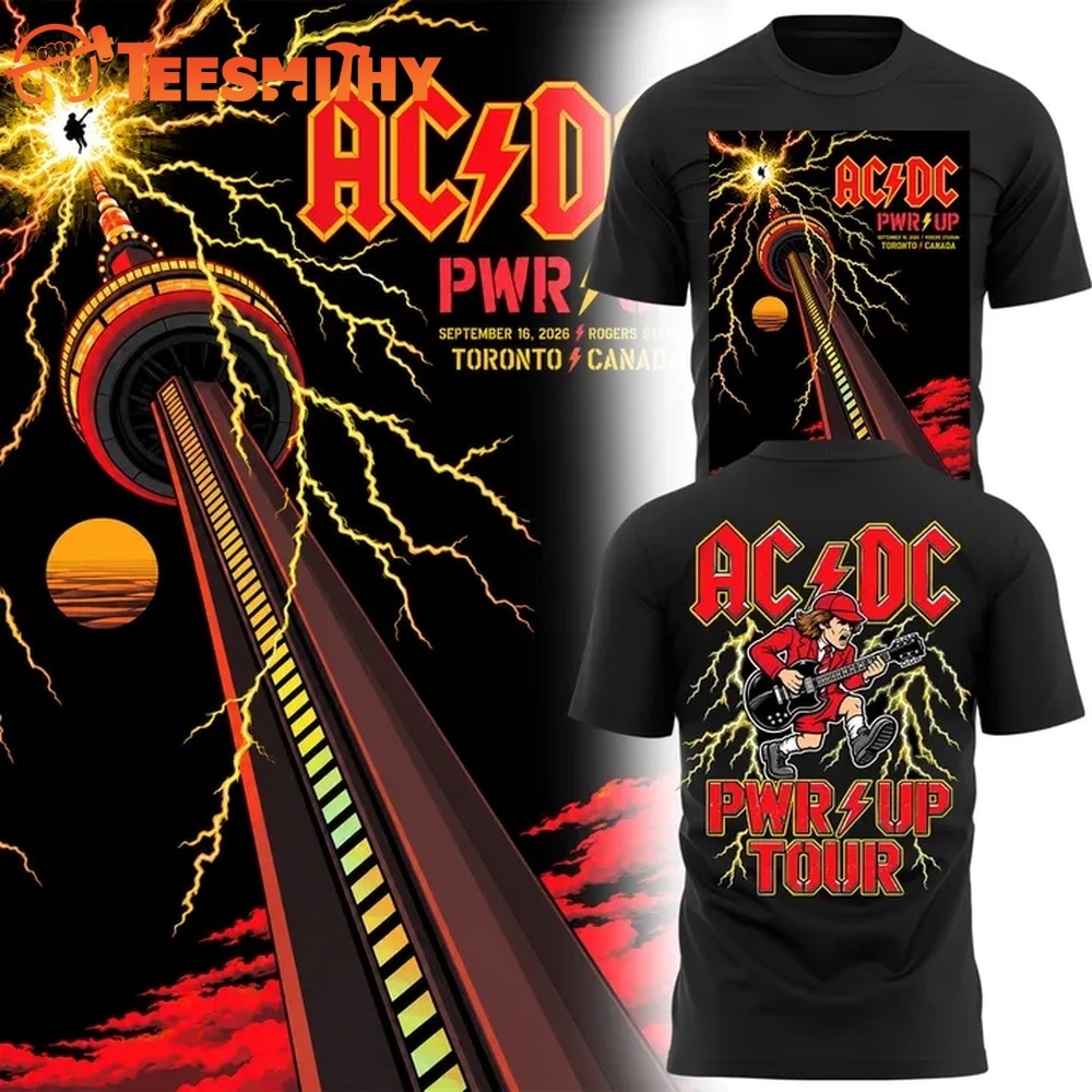 ACDC Rogers Stadium Toronto 2026 PWR UP Tour Exclusive T Shirt
