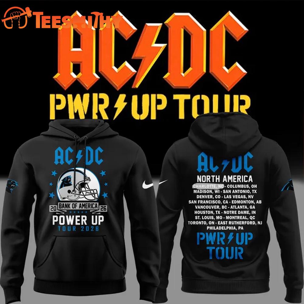 ACDC x Carolina Panthers Power Up Tour 2026 Hoodie