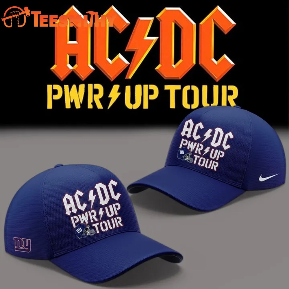 ACDC x New York Giants POWER UP TOUR 2026 Newest Classic Cap