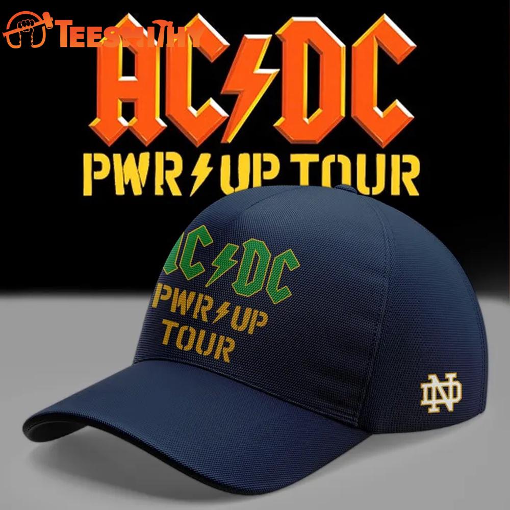 ACDC x Notre Dame Football Power Up Tour 2026 3D Cap