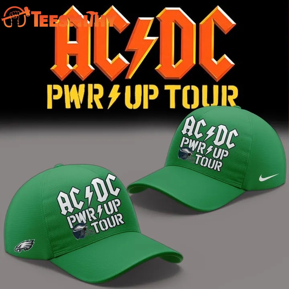 ACDC x Philadelphia Eagles POWER UP TOUR 2026 Newest Classic Cap