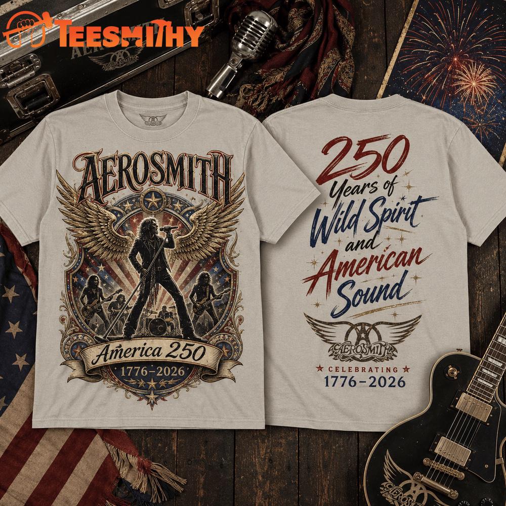 Aerosmith America 250 Years 1776-2026 T Shirt