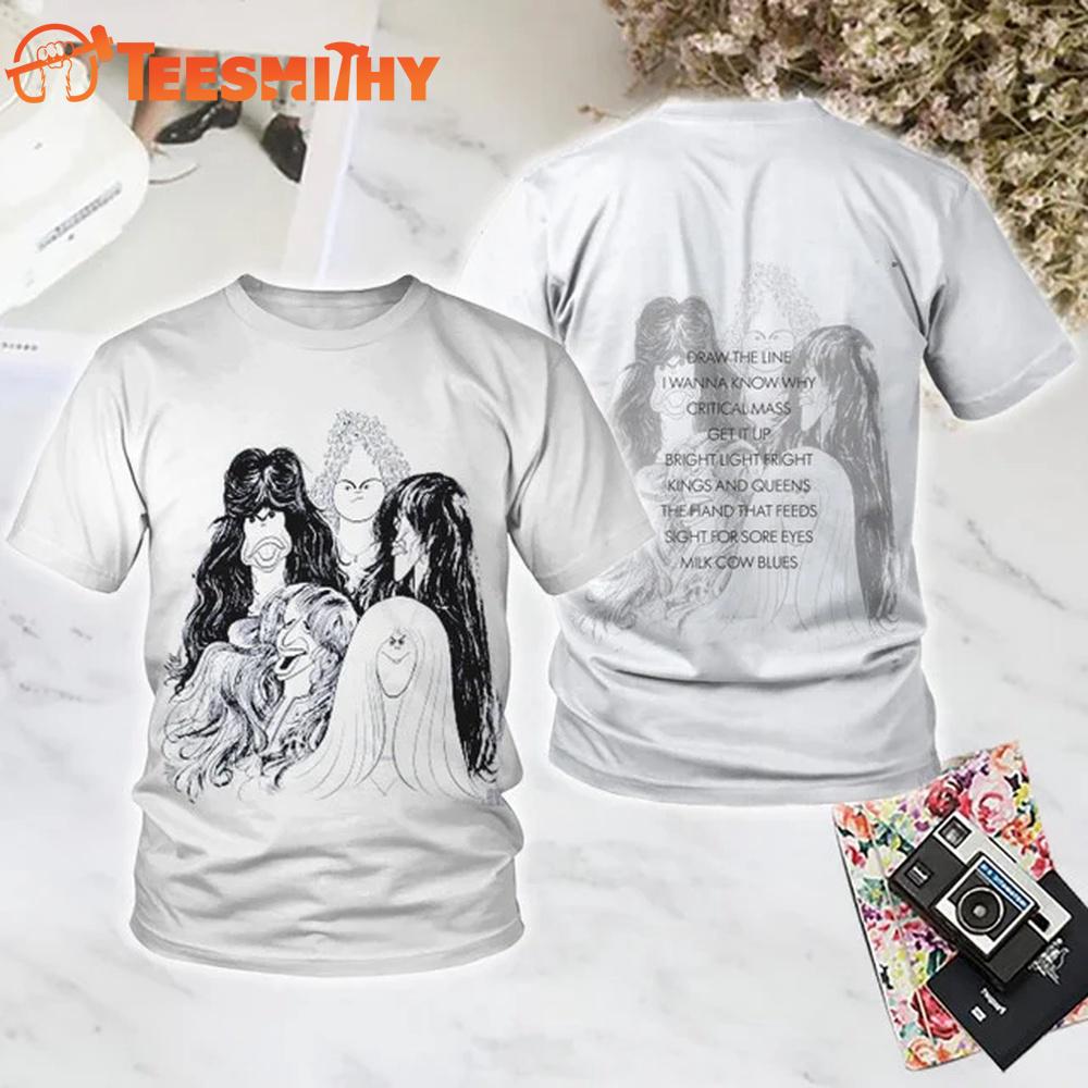 Aerosmith Draw the Line All Over Printed T Shirt
