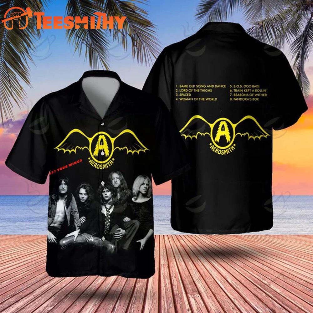 Aerosmith GET YOUR WINGS Hawaiian Shirt