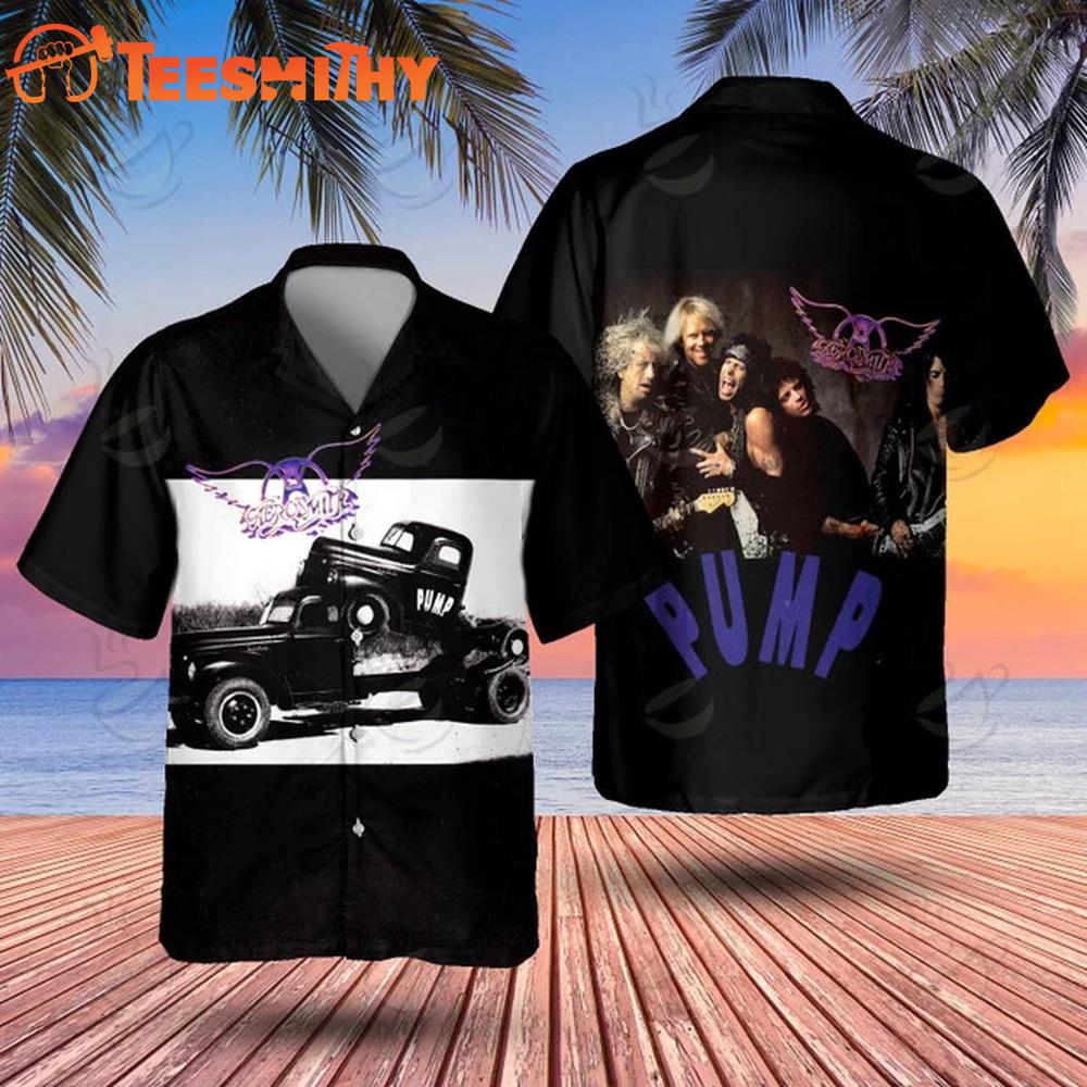 Aerosmith PUMP Hawaiian Shirt