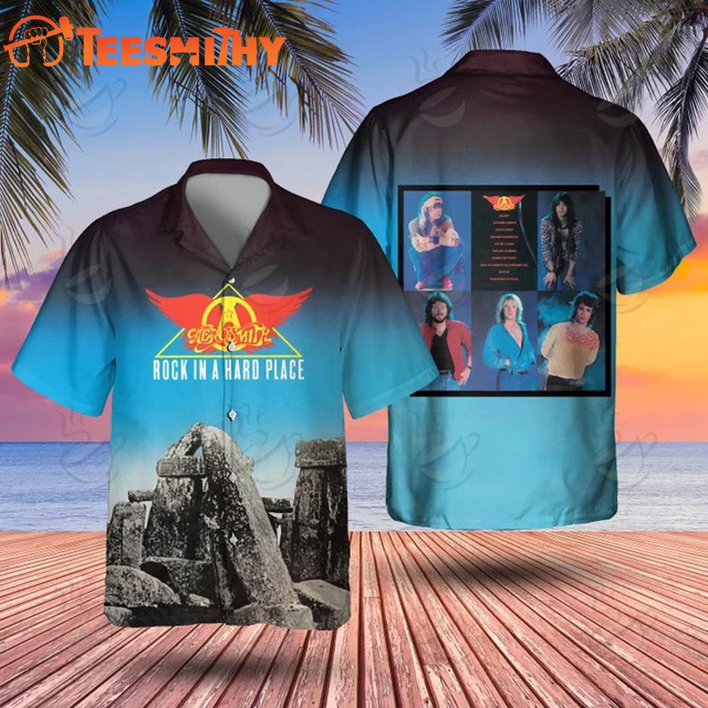 Aerosmith ROCK IN A HARD PLACE Hawaiian Shirt