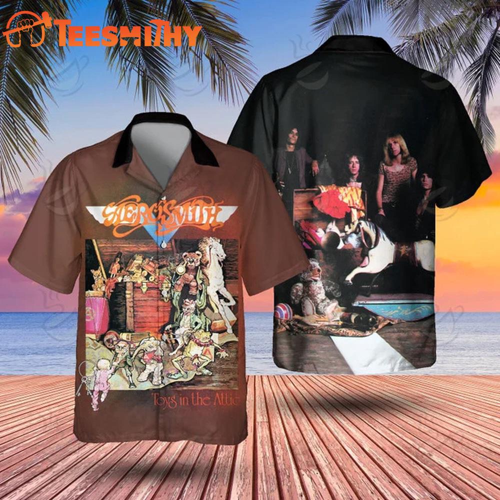 Aerosmith TOYS IN THE ATTIC Hawaiian Shirt