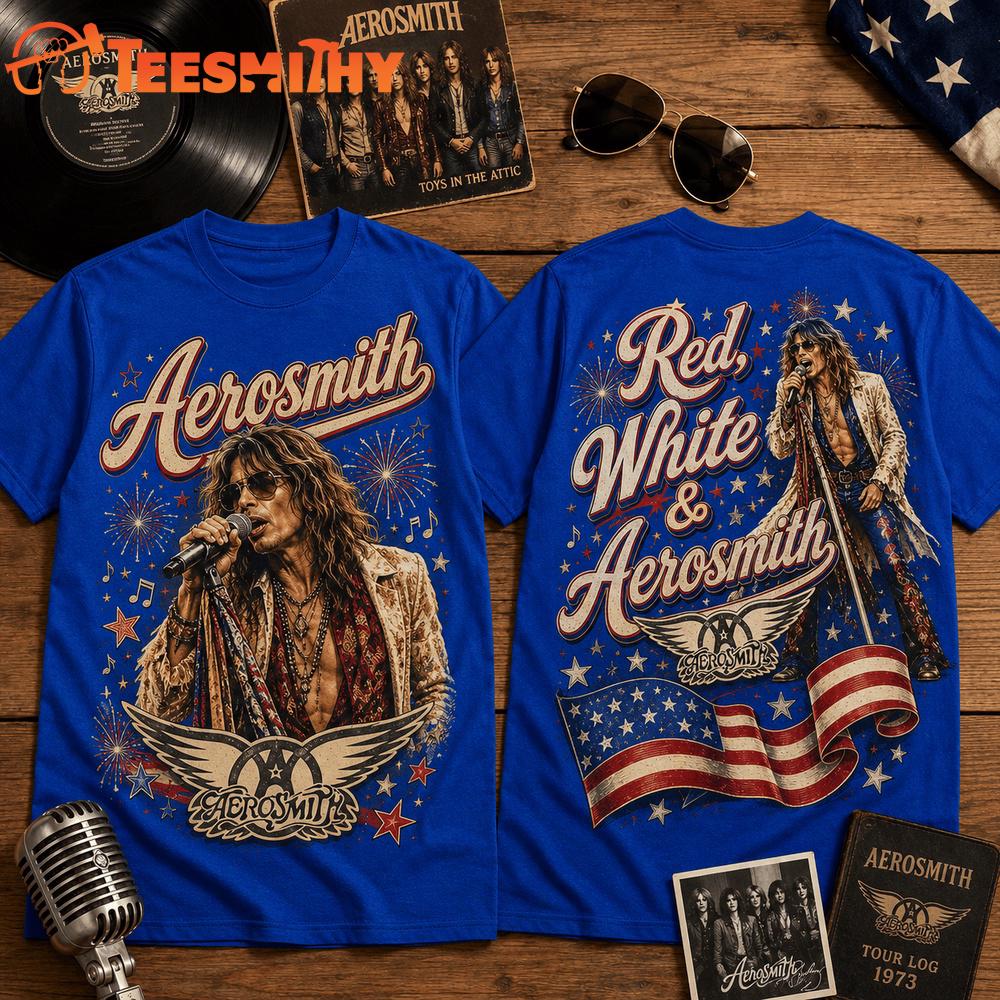 Aerosmith Vintage Celebration Limited Edition 3D Shirt